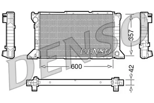 воден радиатор DENSO DRM10100