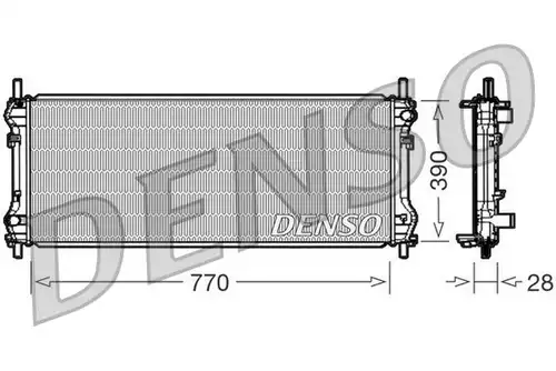 воден радиатор DENSO DRM10103