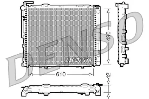 воден радиатор DENSO DRM17036