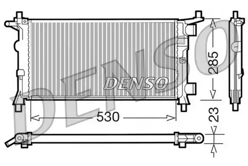 воден радиатор DENSO DRM20041