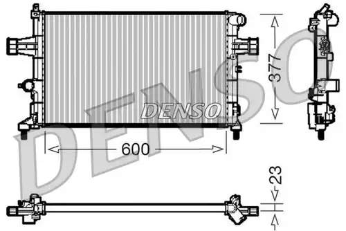 воден радиатор DENSO DRM20083