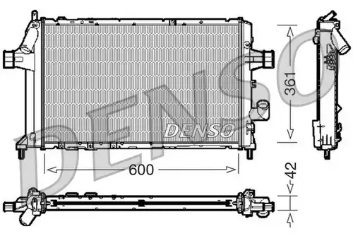 воден радиатор DENSO DRM20085