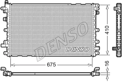 воден радиатор DENSO DRM20113