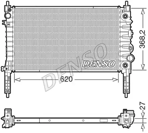 воден радиатор DENSO DRM20119