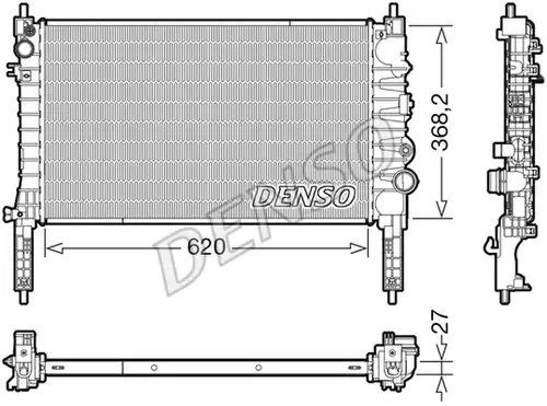 воден радиатор DENSO DRM20122