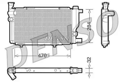 воден радиатор DENSO DRM21013