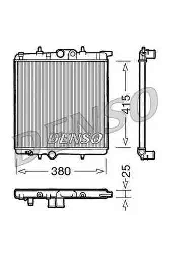 воден радиатор DENSO DRM21020