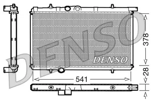 воден радиатор DENSO DRM21021