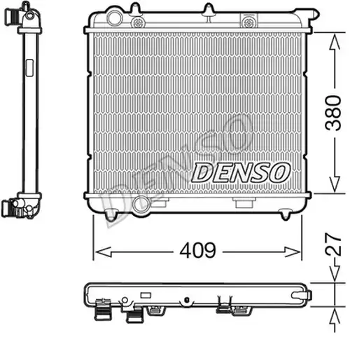 воден радиатор DENSO DRM21024