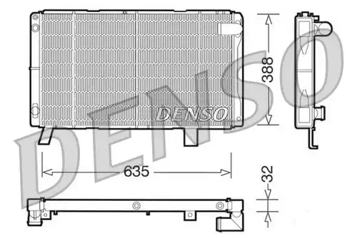 воден радиатор DENSO DRM21072