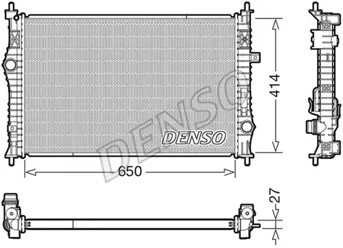 воден радиатор DENSO DRM21104