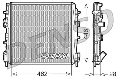 воден радиатор DENSO DRM23018