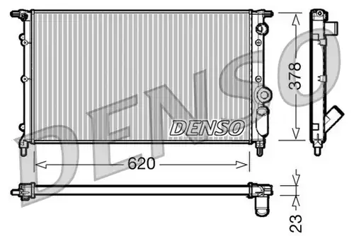 воден радиатор DENSO DRM23022