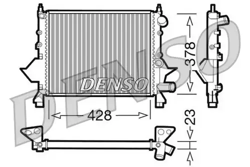 воден радиатор DENSO DRM23081