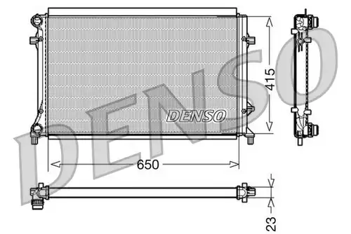 воден радиатор DENSO DRM32018