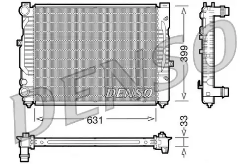 воден радиатор DENSO DRM32029