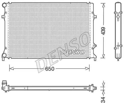 воден радиатор DENSO DRM32042