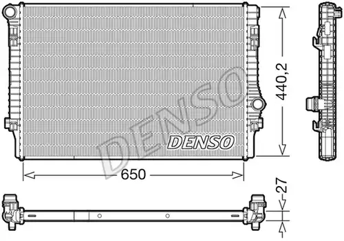 воден радиатор DENSO DRM32049