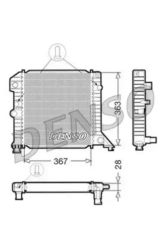 воден радиатор DENSO DRM33020