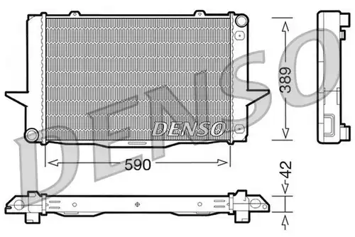 воден радиатор DENSO DRM33042