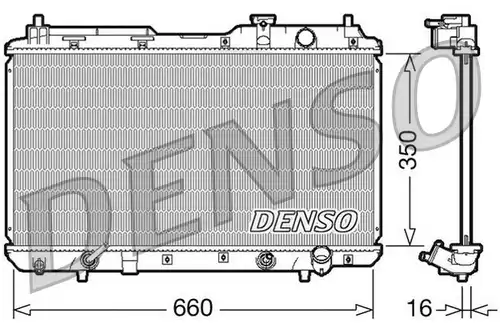 воден радиатор DENSO DRM40010