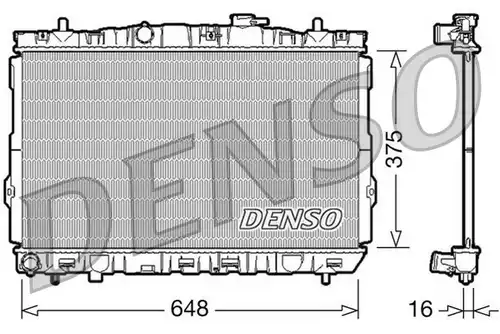 воден радиатор DENSO DRM41001