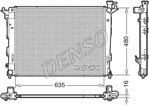 воден радиатор DENSO DRM41006