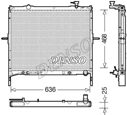 воден радиатор DENSO DRM43002