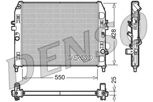 воден радиатор DENSO DRM44008