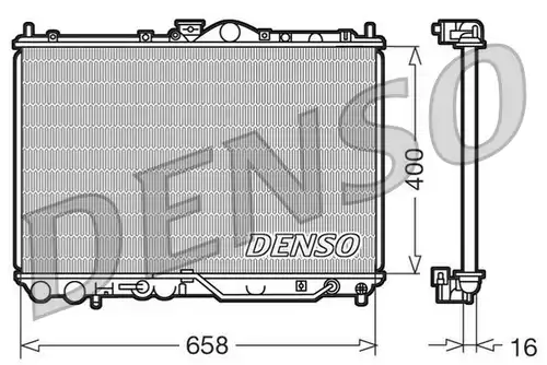 воден радиатор DENSO DRM45011