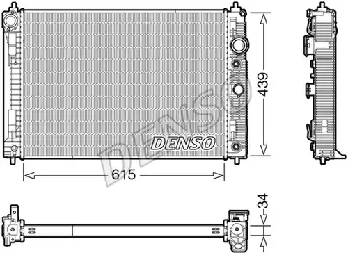 воден радиатор DENSO DRM46045