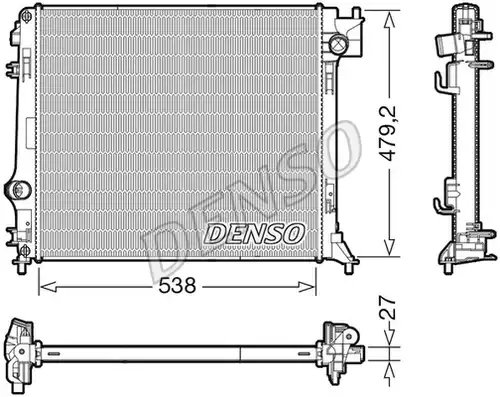 воден радиатор DENSO DRM46064