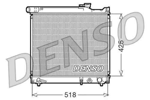 воден радиатор DENSO DRM47012