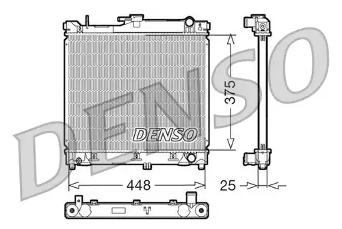 воден радиатор DENSO DRM47014