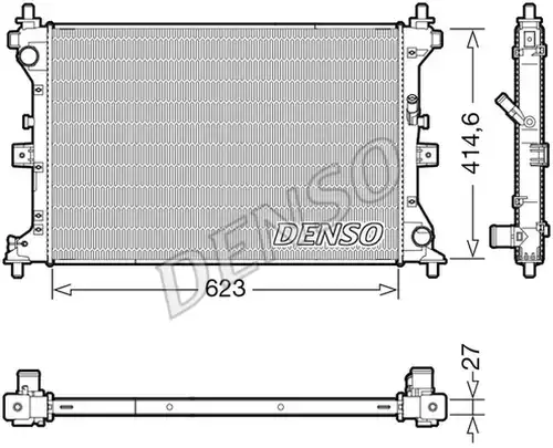 воден радиатор DENSO DRM47039