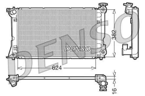 воден радиатор DENSO DRM50018