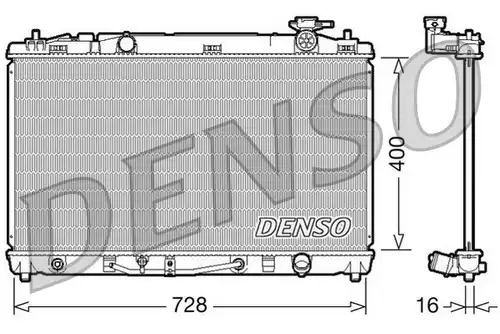 воден радиатор DENSO DRM50042