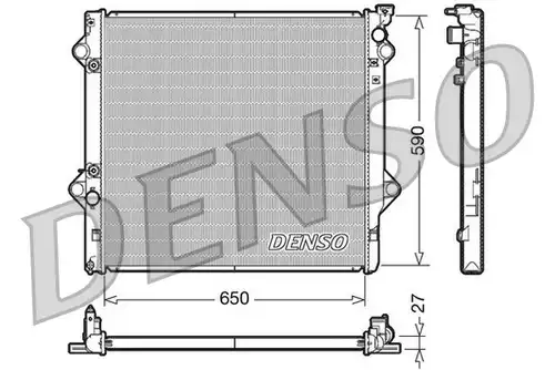 воден радиатор DENSO DRM50047