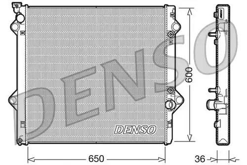 воден радиатор DENSO DRM50049