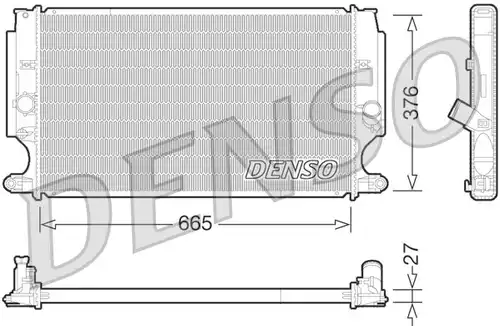 воден радиатор DENSO DRM50072