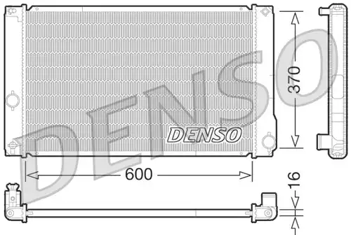 воден радиатор DENSO DRM50076