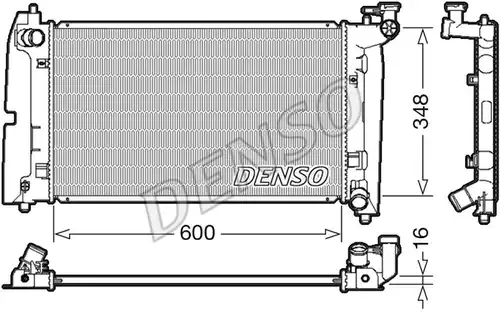 воден радиатор DENSO DRM50085