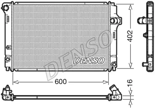 воден радиатор DENSO DRM50089