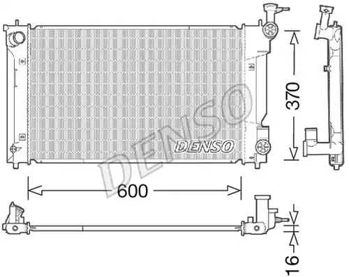 воден радиатор DENSO DRM50094