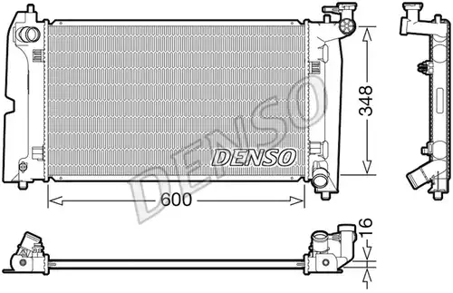 воден радиатор DENSO DRM50110