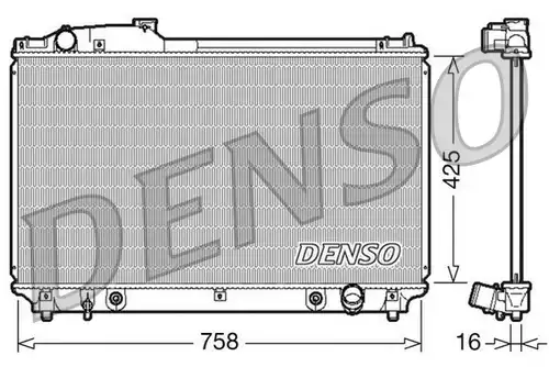 воден радиатор DENSO DRM51003