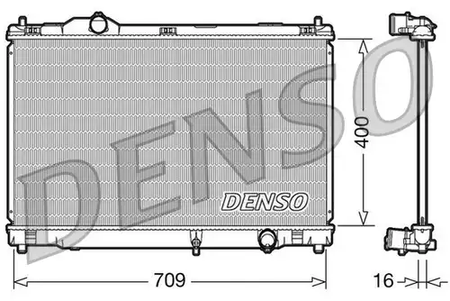 воден радиатор DENSO DRM51008