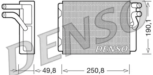 топлообменник, отопление на вътрешното пространство DENSO DRR33010