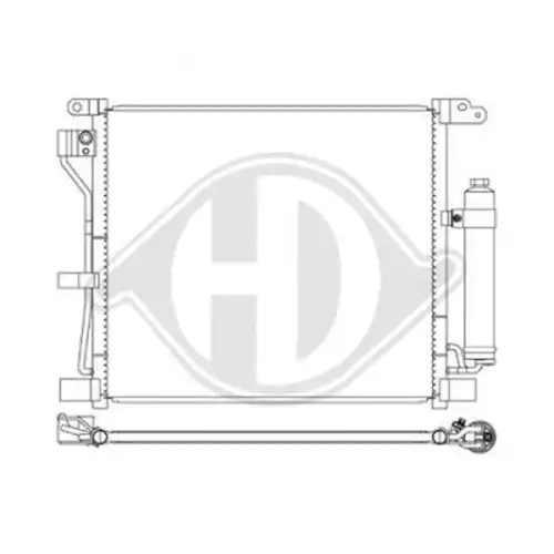 кондензатор, климатизация DIEDERICHS DCC1719