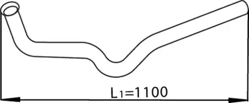изпускателна тръба DINEX 28255